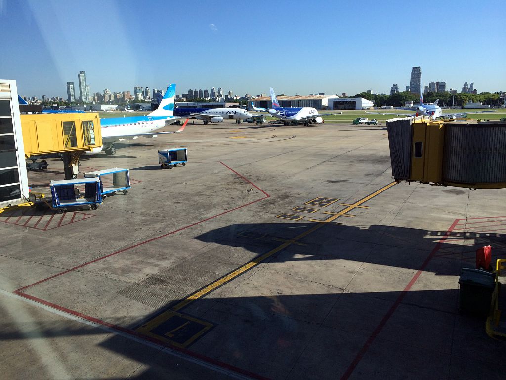 04 Waiting To Board Our Flight Aeroparque Internacional Jorge Newbery Airport Buenos Aires